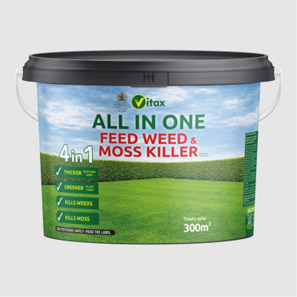 Vitax All In One Feed Weed Moss Killer 300sqm Waterperry Gardens